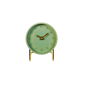 HORLOGE SUR PIED 12.3x15x11cm -Vert
