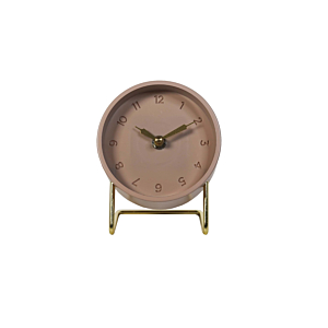 HORLOGE SUR PIED 12.3x15x11cm - Beige Nude