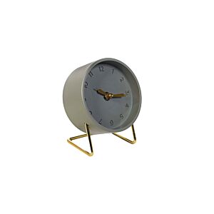 HORLOGE SUR PIED 12.3x15x11cm - Gris Horloges