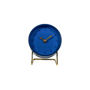 HORLOGE SUR PIED 12.3x15x11cm - Bleu