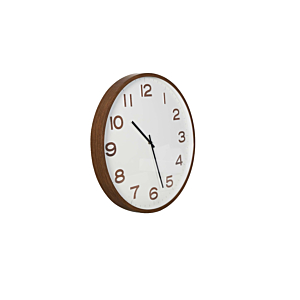 HORLOGE MURALE 50.8x5cm - Marron