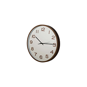HORLOGE MURALE 40.7x4.5cm - Marron