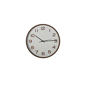 HORLOGE MURALE 40.7x4.5cm - Marron Horloges