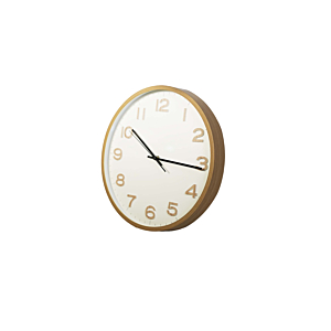 HORLOGE MURALE 35.6x35.6x4.3cm - Beige