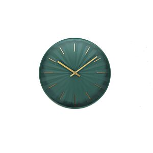 Horloge Murale 30.6x30.6x4.5cm - Vert foncé Horloges