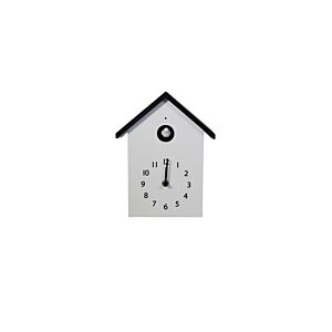 HORLOGE MURALE 20.1x10.3x25.7cm
 -Blanc Horloges