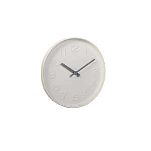 HORLOGE MURALE 32 cm - Blanc