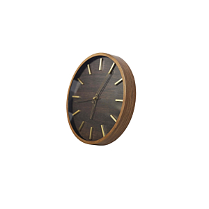 HORLOGE MURALE 30.5x30.5x4 cm - Noir