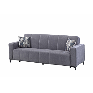 Canapé lit NORTH Avec Fonction Rangement - Gris