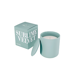 Bougie Parfumée En Porcelaine Avec Couvercle - Vert Promos printemps