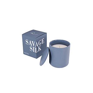 Bougie Parfumée En Porcelaine Avec Couvercle - Bleu Promos printemps