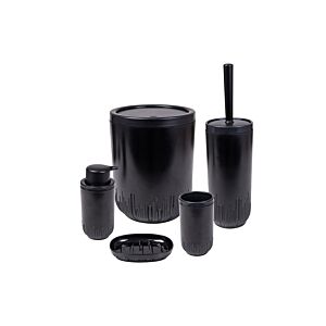 Set de salle de bain 5 pièces - Noir Salle de Bain