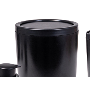 Set de salle de bain 5 pièces - Noir 