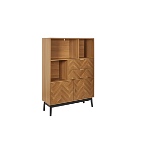 Bibliothèque FELIX - Marron Étagères et bibliothèques rangements