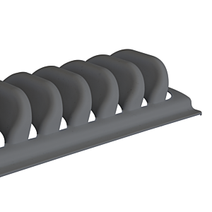 ÉGOUTTOIR À ASSIETTES À 8 CELLULES - Gris foncé