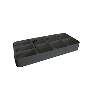ORGANISATEUR DE COUVERTS 9 CELLULES - Gris Foncé Accessoires-rangements