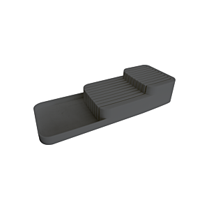 ORGANISATEUR DE COUTEAUX À 2 NIVEAUX - Gris foncé Accessoires-rangements