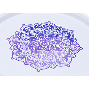 Plateau TOYA rond 37x37 cm - Blanc