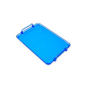 Plateau AURORA grand 38x26 cm - Bleu transparent Art de la table Ramadan