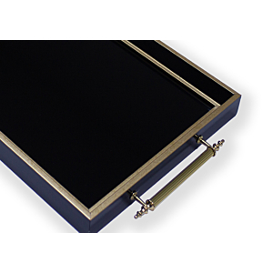 Plateau SIRIUS 47x30 cm - Noir