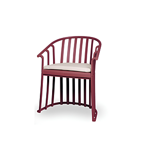 Set De Balcon NEW RAFF Avec Fauteuils Et Table - Bordeaux