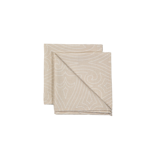 PACK 2 SERVIETTES 38x38 - Beige Textile Ramadan