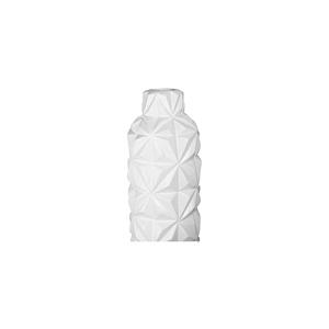 VASE FORMES GEOMETRIQUES - BLANC 