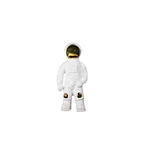 DECORATION SCULPTURE ASTRONAUTE - BLANC/DORÉ Décorations