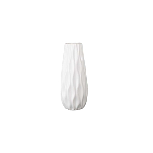 VASE BLANCIA ONDULEE - BLANC