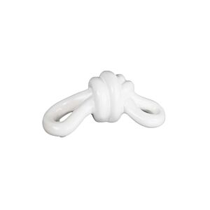 STATUE DECORATIVE NOEUD EN CERAMIQUE - BLANC Décorations