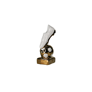 STATUE DECORATIVE TROPHEE - BLANC