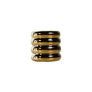 PORTE BOUGIE CYLINDRIQUE – DORÉ Décorations