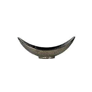PLAT DECORATIVE ELEGANCE OVALE - ARGENTÉ