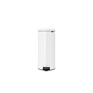 Poubelle à Pedale Newlcon 30L – blanc Poubelles de salle de bain