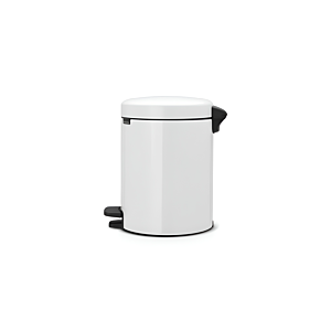 Poubelle à Pedale Newlcon 5L – blanc Poubelles de salle de bain