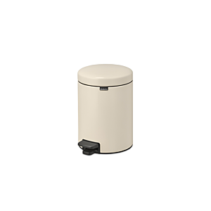 Poubelle à Pedale Newlcon 5L - Beige Poubelles de salle de bain