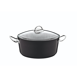 Marmite 4,30L granite Avec Manche - Noir Soldes été