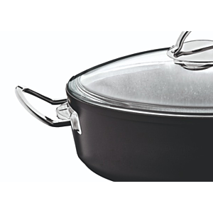 Marmite 5,20L granite Avec Manche - Noir