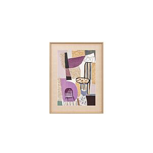 TABLEAU ABSTRAIT AVEC CADRE 60x80x3,7 - Multicouleur Tableaux
