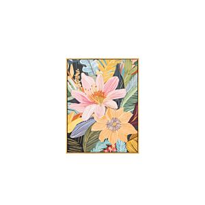 TABLEAU FLEURS AVEC CADRE – Multicouleur Tableaux