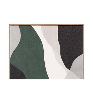TABLEAU ABSTRAIT AVEC CADRE 60x80x2,8 - Multicouleur