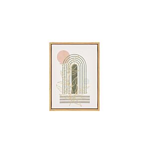 TABLEAU ABSTRAIT AVEC CADRE 18x24x2,4 - Multicouleur Tableaux