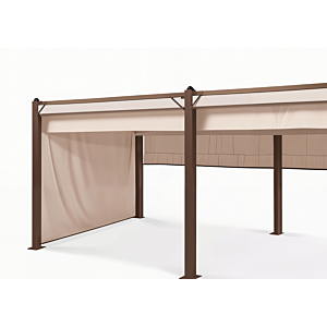 GAZEBO PURE-HARMONY EN ACIER - BEIGE