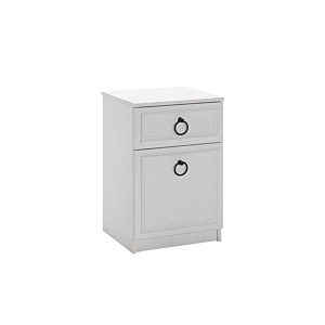 TABLE DE CHEVET HAMPTON - Blanc Tables de chevets rangements