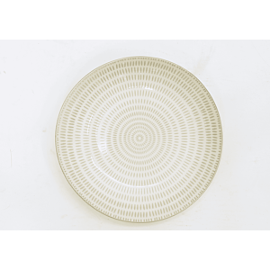 SET DE 12 ASSIETTES ARABESQUE 26,7CM X 4, 19CM X 4, 20,3CM X 4 - Blanc