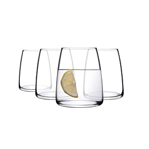 SET 4 VERRES A EAU PINOT 390ml - Blanc Art de la table Ramadan