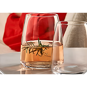 SET 4 VERRES A EAU PINOT 390ml - Blanc