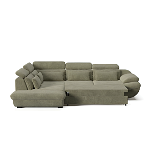 Canapé D'angle Gauche INFINITY Avec Fonction lit et rangement Canapé convertible