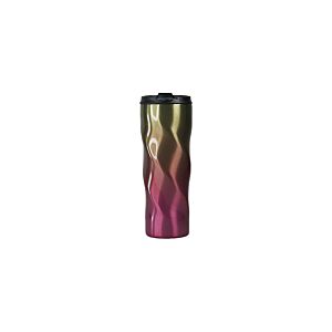 MUG WAVY ISOTHERMIQUE 2 PAROIS ACIER INOXYDABLE 500 ML - ROSE Art de la table