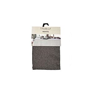 NAPPE RICHBOND COTON CHINE 140X240 - NOIR / GRÈGE Textile